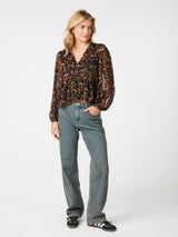 Neo Noir Timmy Leo Blouse - Leopard