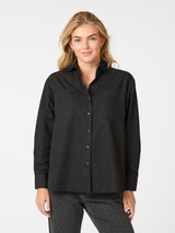 Neo Noir Dalma C Poplin Shirt - Black