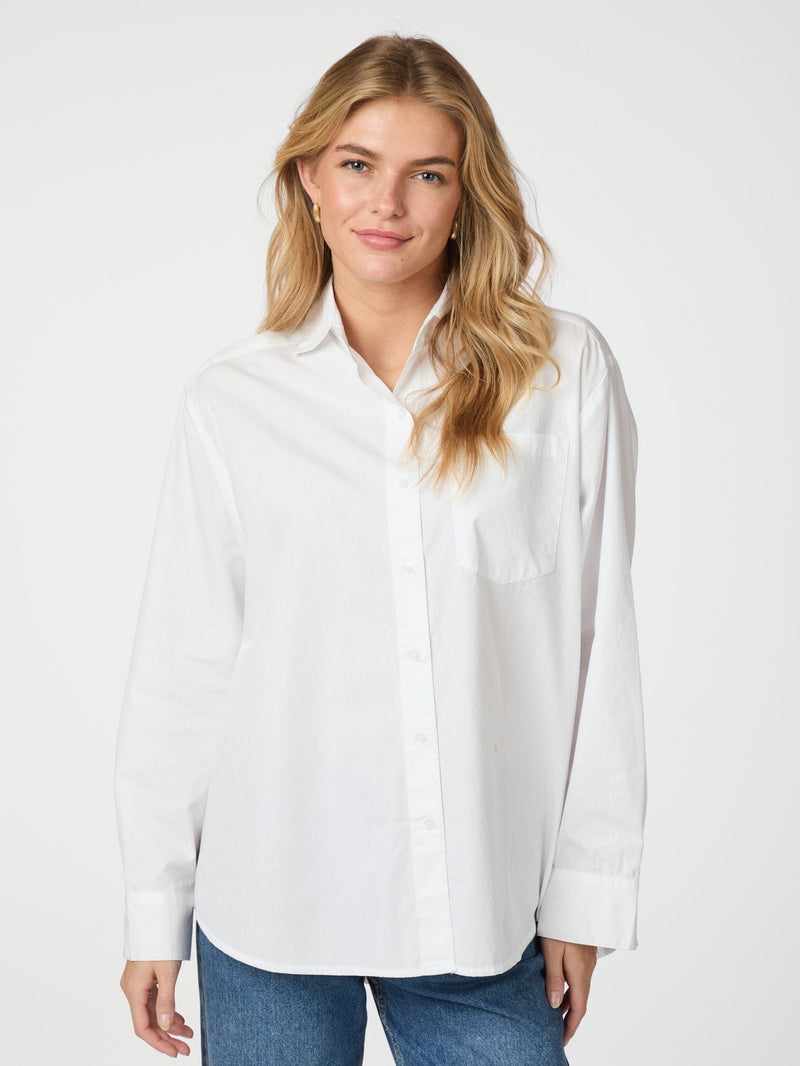 Neo Noir Dalma C Poplin Shirt - White