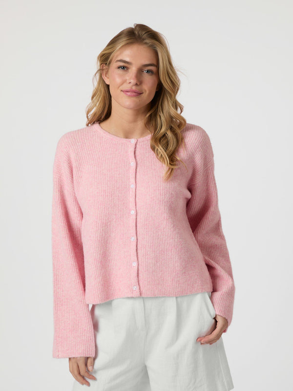 Neo Noir Vilja Knit Cardigan - Pink