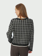 Neo Noir Doro Stitch Knit Cardigan - Black
