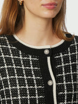 Neo Noir Doro Stitch Knit Cardigan - Black