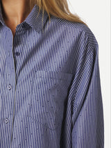Neo Noir Dalma B Stripe Stone Shirt