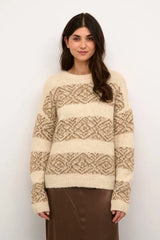 Culture Lona Brava Pullover - Whitecap Melan