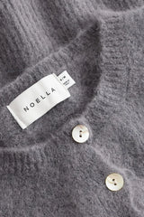 Noella N-Anya Knit Cardigan - Dark Grey Mel