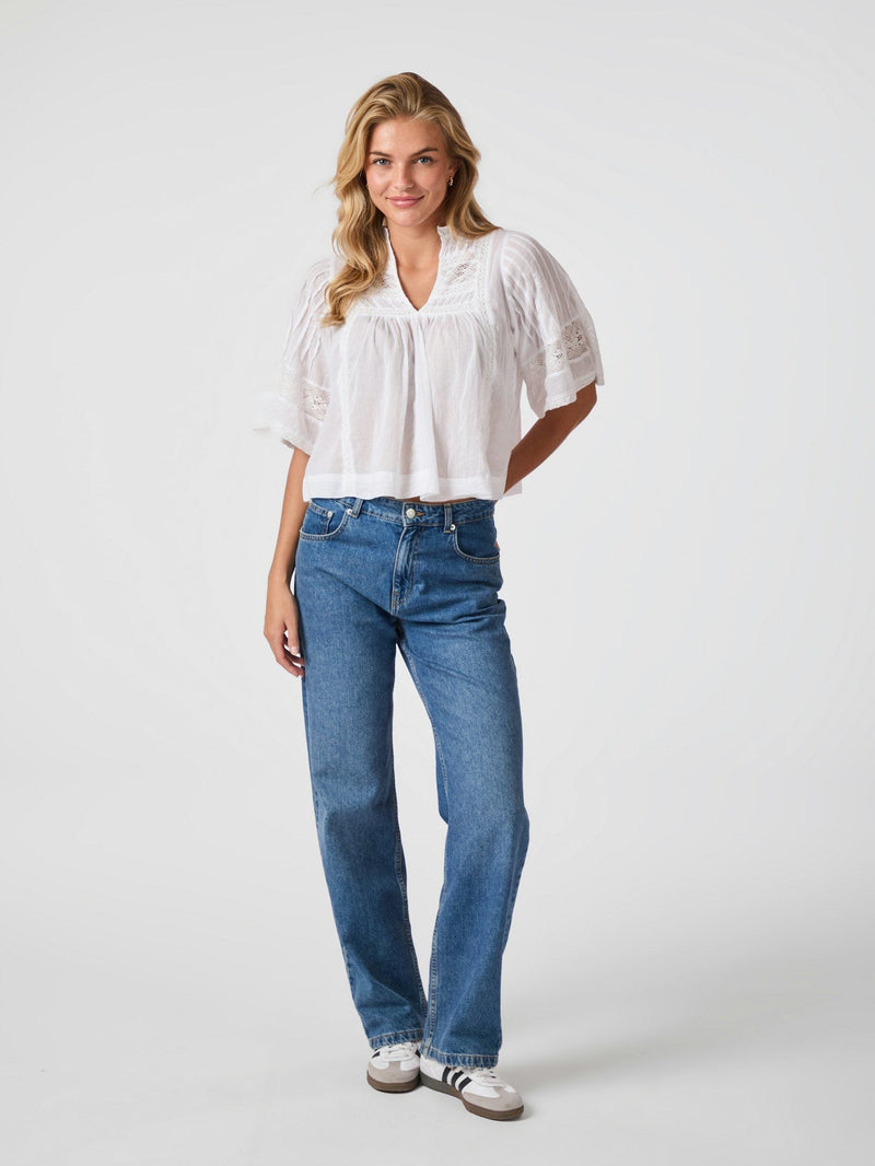 Neo Noir Siama S Voile Blouse - White