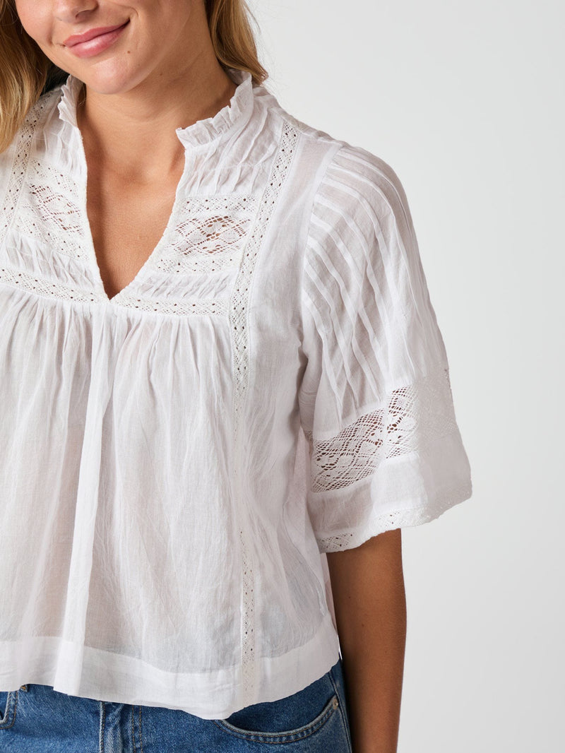 Neo Noir Siama S Voile Blouse - White