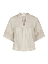 Neo Noir Siama S Voile Blouse - Ivory