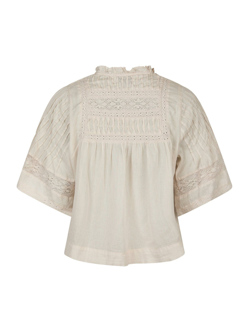 Neo Noir Siama S Voile Blouse - Ivory