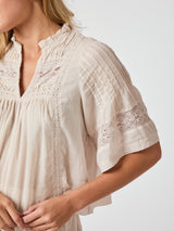 Neo Noir Siama S Voile Blouse - Ivory