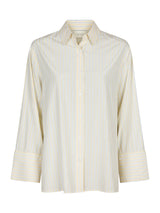 Neo Noir Dita Mini Stripe Shirt - Light Yellow