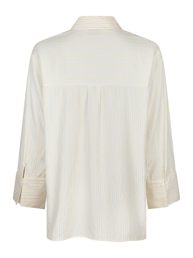 Neo Noir Dita Mini Stripe Shirt - Light Yellow