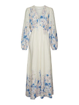 Neo Noir Silfi Flower Pint Dress - Blue