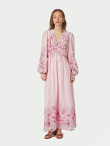 Neo Noir Silfi Flower Pint Dress - Dusty Rose