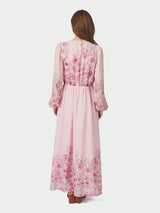 Neo Noir Silfi Flower Pint Dress - Dusty Rose