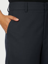 Neo Noir Emmett Melange Pants - Navy