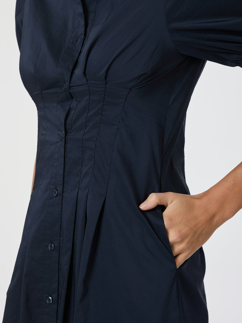 Neo Noir Baia Poplin Dress