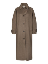 Neo Noir Keaton Wool Coat - Taupe