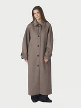 Neo Noir Keaton Wool Coat - Taupe
