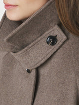 Neo Noir Keaton Wool Coat - Taupe