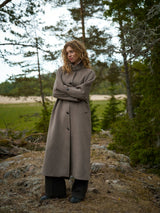 Neo Noir Keaton Wool Coat - Taupe