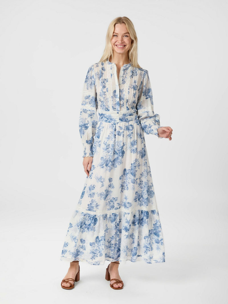 Neo Noir Columbia Flower Flow Dress