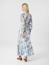 Neo Noir Columbia Flower Flow Dress