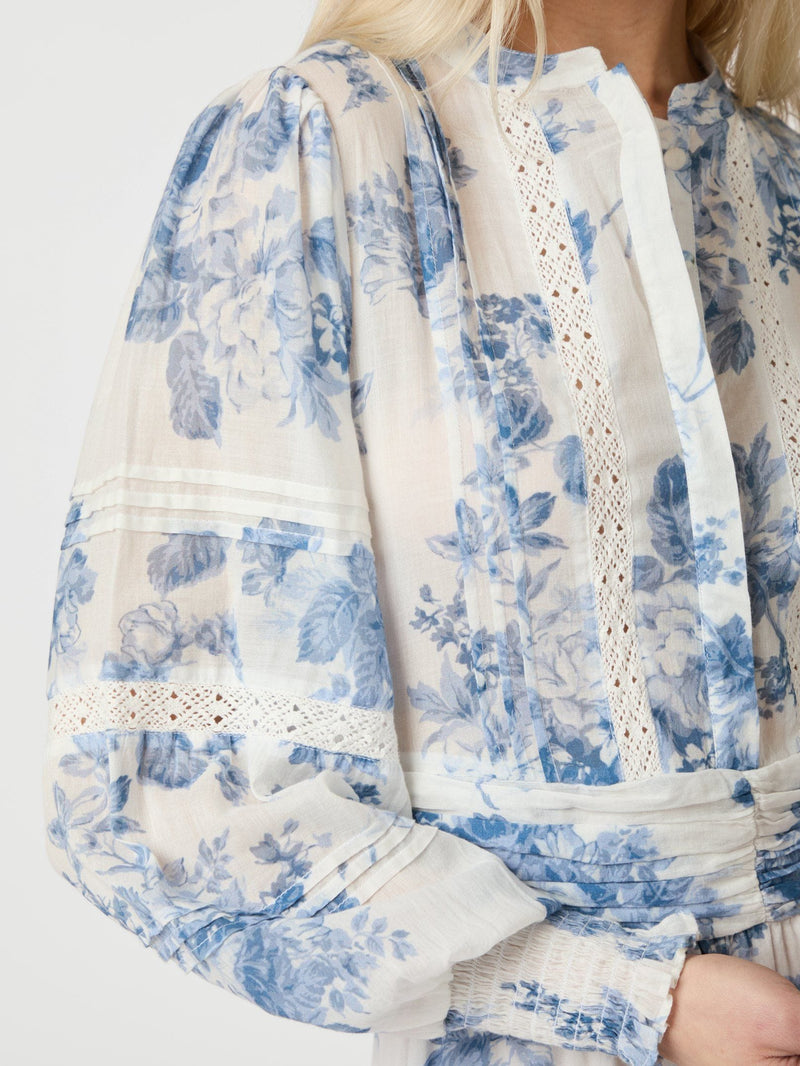 Neo Noir Columbia Flower Flow Dress