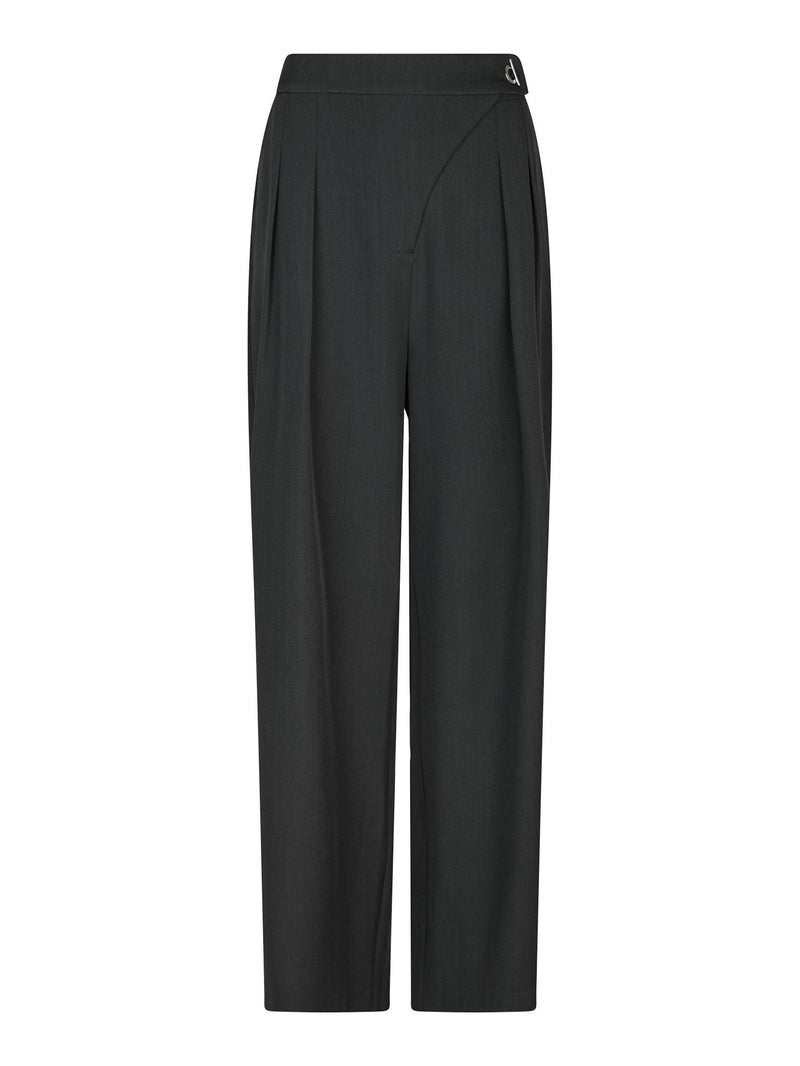 Neo Noir Zalka Eyelet Pants - Dark Grey