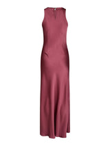 Neo Noir Celinie Heavy Sateen Dress - Cherry pink