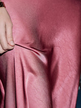 Neo Noir Celinie Heavy Sateen Dress - Cherry pink