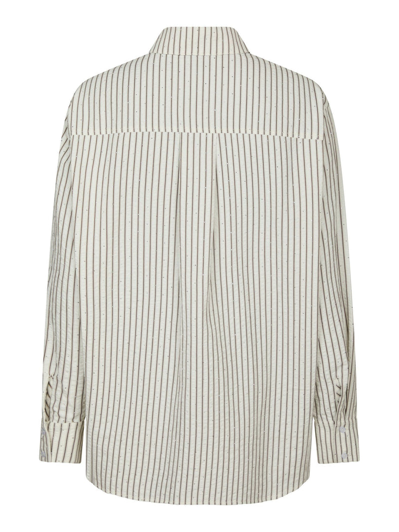 Neo Noir Dalma Crepe Stone Shirt - Brown