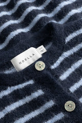 Noella N-Mertice Knit Cardigan - Blue Stripe