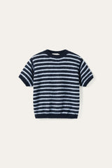 Noella N-Monikah SS Knit - Blue Stripe