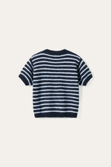 Noella N-Monikah SS Knit - Blue Stripe