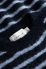 Noella N-Monikah SS Knit - Blue Stripe