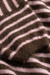 Noella N-Monikah SS Knit - Brown Rose Stripe