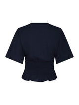 Neo Noir Dray Boxy Smock Tee - Navy
