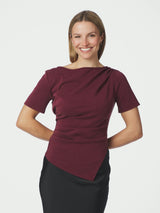Neo Noir Rasmine Soft Blouse - Wine
