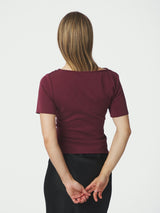 Neo Noir Rasmine Soft Blouse - Wine