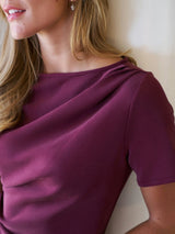 Neo Noir Rasmine Soft Blouse - Wine