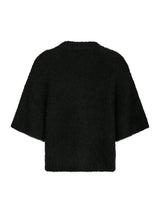 Neo Noir Benuta Fluffy Knit Cardigan - Black