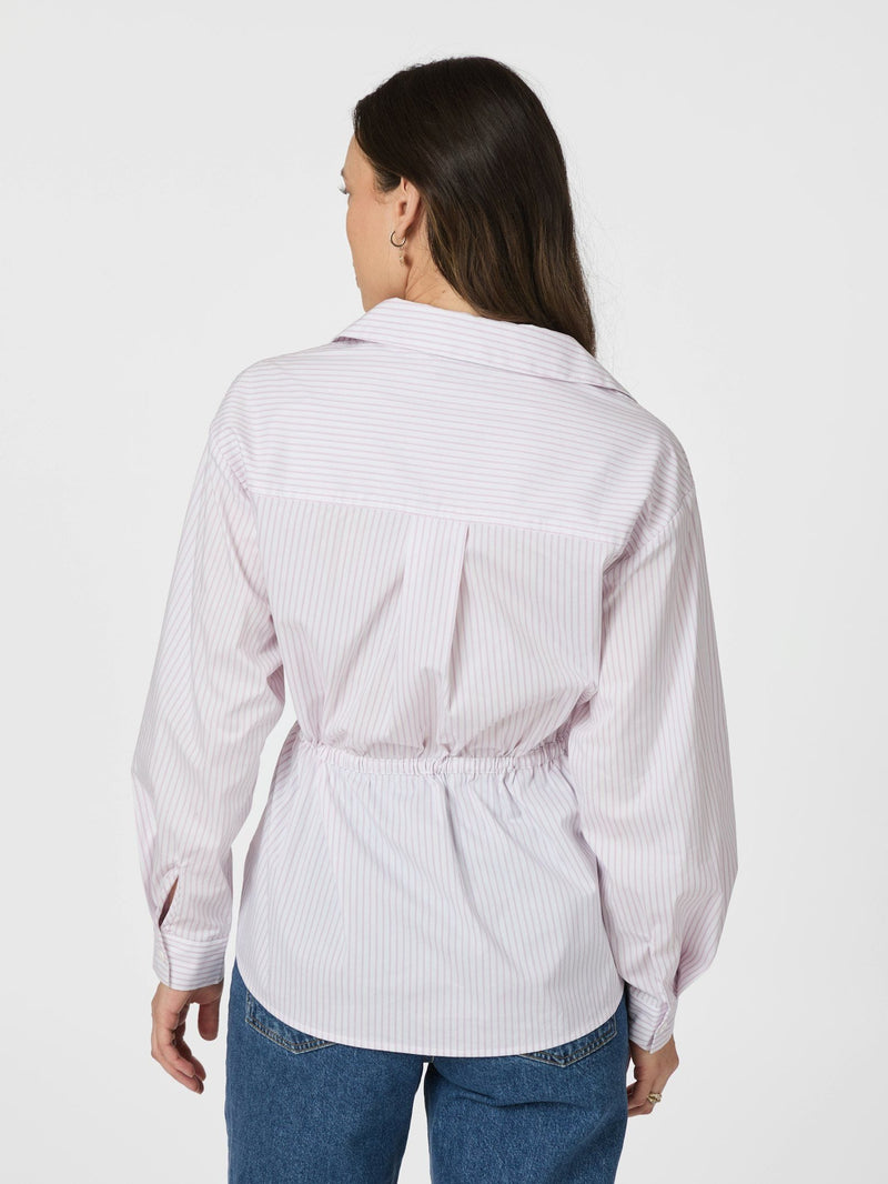 Neo Noir Solei Small Stripe Shirt