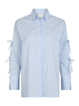 Neo Noir Selini Multi Stripe Shirt - Light Blue