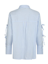 Neo Noir Selini Multi Stripe Shirt - Light Blue