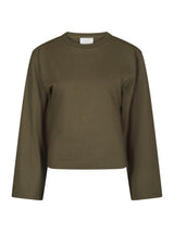 Neo Noir Paska Boxy Long Tee - Army