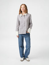 Neo Noir Dranila Stripe Shirt - Brown