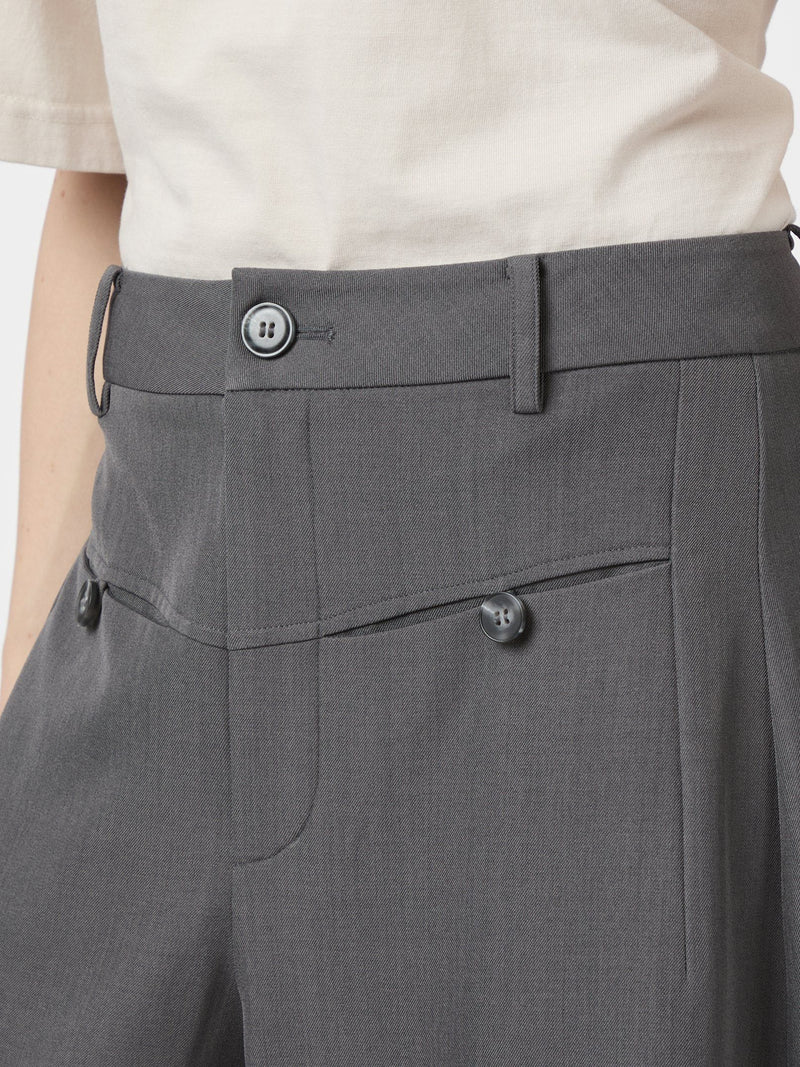 Neo Noir Massie Structure Pants - Dark grey