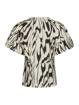 Neo Noir Irina Graphic Zag Blouse