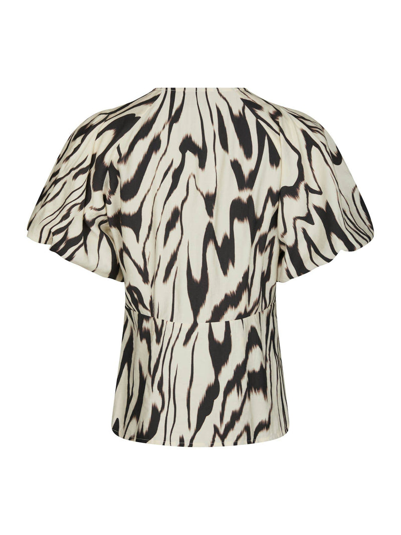 Neo Noir Irina Graphic Zag Blouse